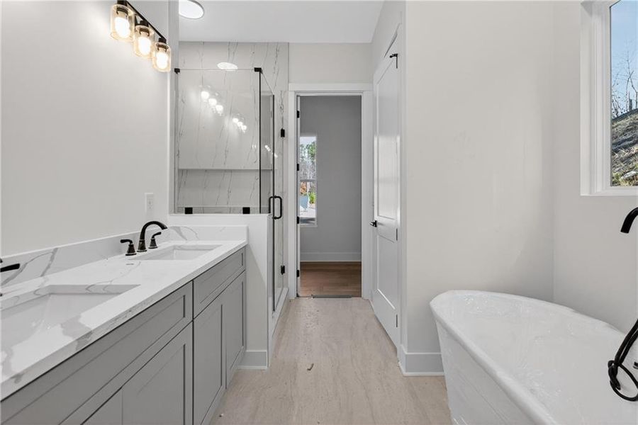 Furnished interior view inside a new home in , Cumming (Image 7).