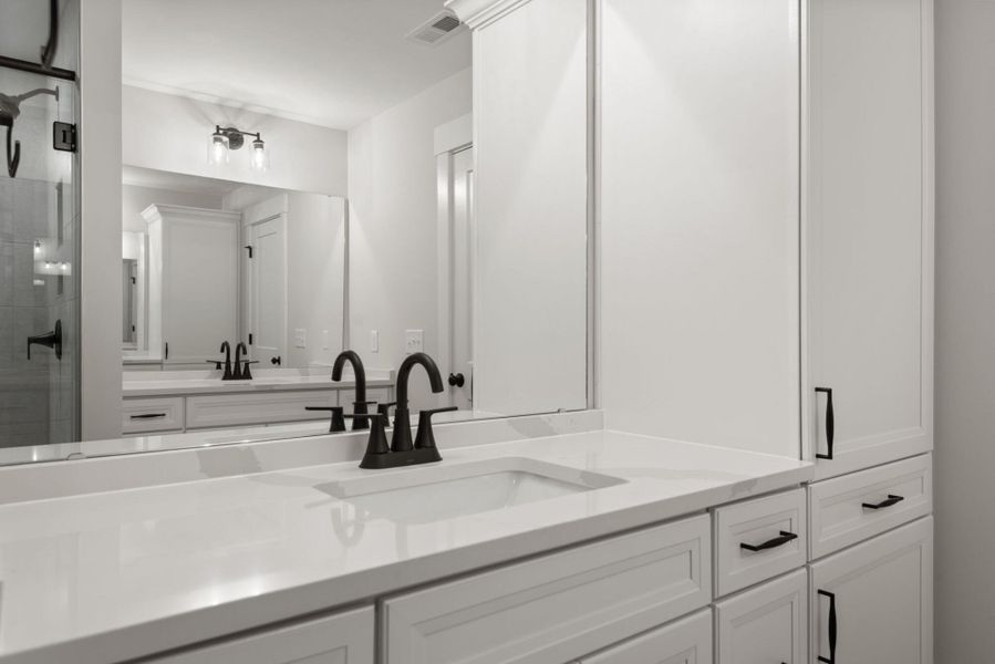 Close-up of interior finishes inside a home in Harbor Crossing, Greensboro (Image 12).