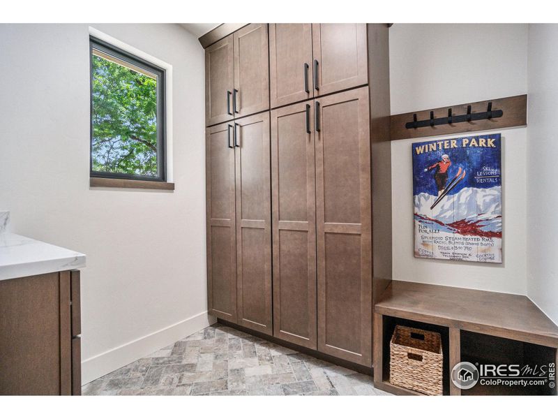 Mud Room with Huge Pantry