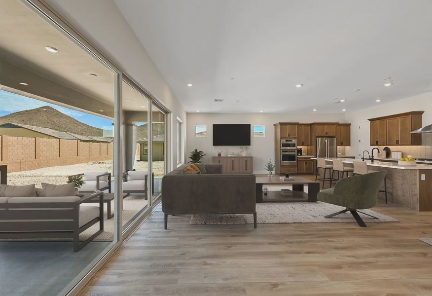 Virtually Staged Trilogy Ridgecrest Discover HS 124 Great Room - 2 of 23