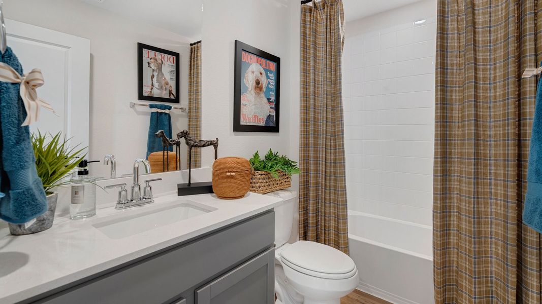 Representative furnished interior of a home built from the The Naples by D.R. Horton in Thunder Rock, Marble Falls (Image 26). Representative furnished interior of a home built from the The Naples by D.R. Horton in Thunder Rock, Marble Falls (Image 26).