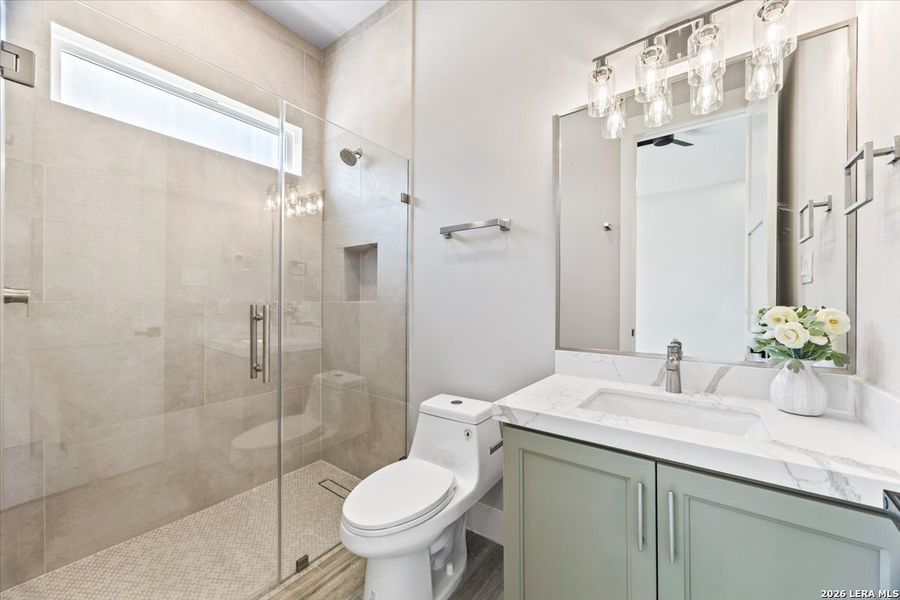 Furnished interior view inside a new home in , San Antonio (Image 16).