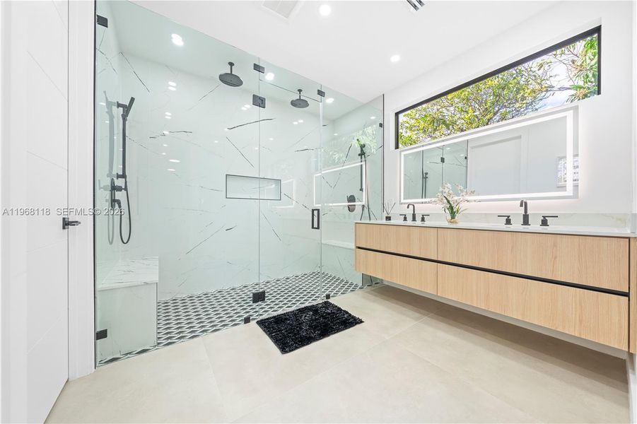 Furnished interior view inside a new home in , Miami (Image 18). Furnished interior view inside a new home in , Miami (Image 18).