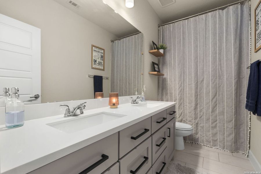 Furnished interior view inside a new home in Veramendi, New Braunfels (Image 7).