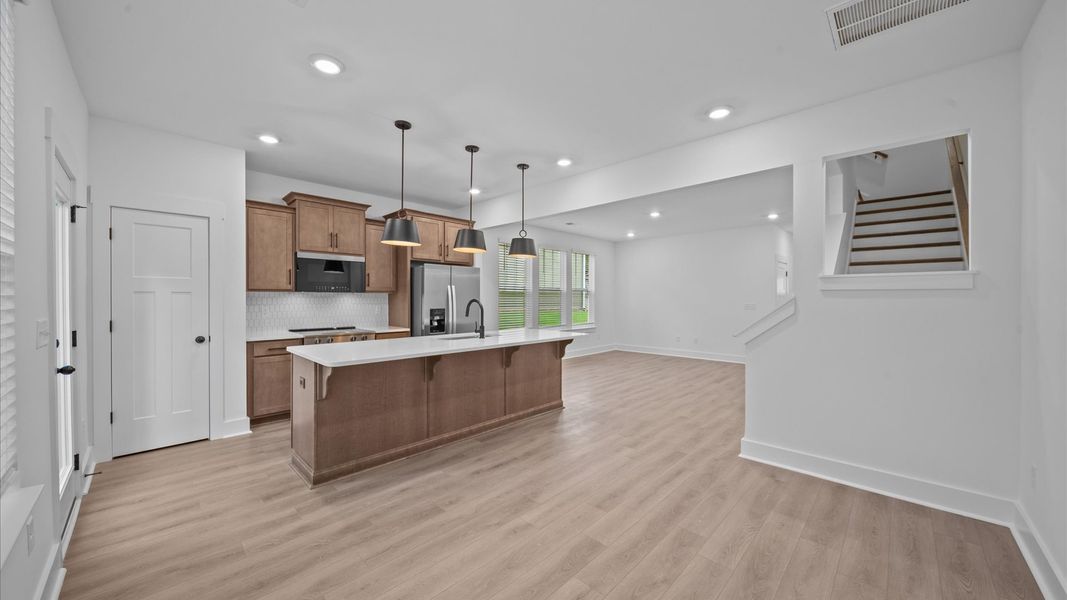 Furnished interior view inside a new home in Clayton Crossing, Arden (Image 15). Furnished interior view inside a new home in Clayton Crossing, Arden (Image 15).