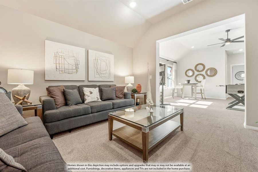 Furnished interior view inside a new home in Waverly Estates, Josephine (Image 28).