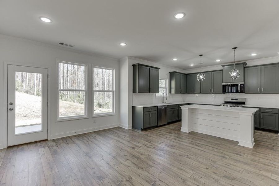 Furnished interior view inside a new home in , Commerce (Image 17).