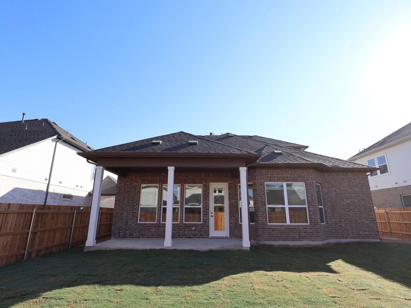 Exterior details and patio area of a home in Barksdale, Leander (Image 19). Exterior details and patio area of a home in Barksdale, Leander (Image 19).