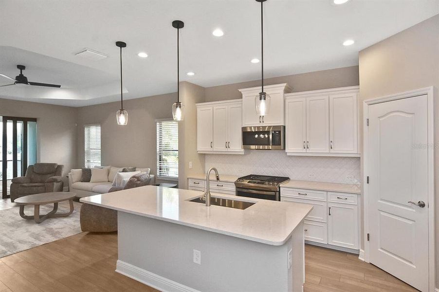Furnished interior view inside a new home in , Englewood (Image 7).