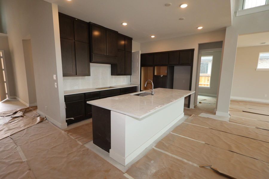 In-progress construction of a new home in Dunham Pointe, Cypress, TX (Image 26).