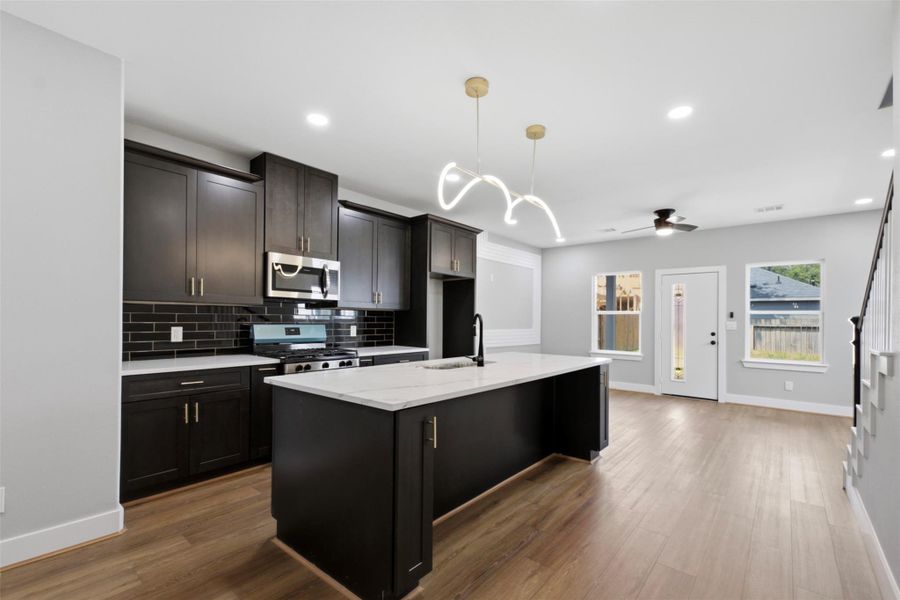 Furnished interior view inside a new home in , Houston (Image 15).