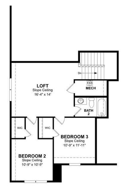 Beazer Homes Woodcreek Avalon floorplan.
