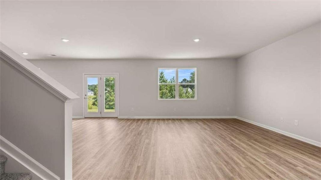 Spacious, unfurnished interior of a new home in Poplar Preserve, Newnan (Image 29).