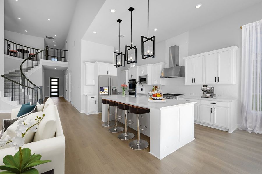 Furnished interior view inside a new home in The Ranch at Uptown Celina, Celina (Image 4).