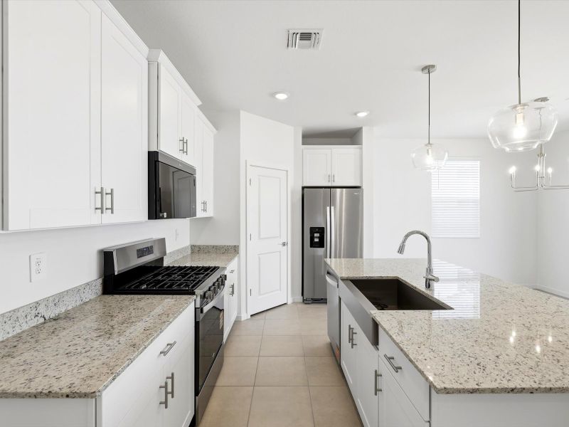 Furnished interior view inside a new home in Silva Farms - Classic Series, Goodyear (Image 4).