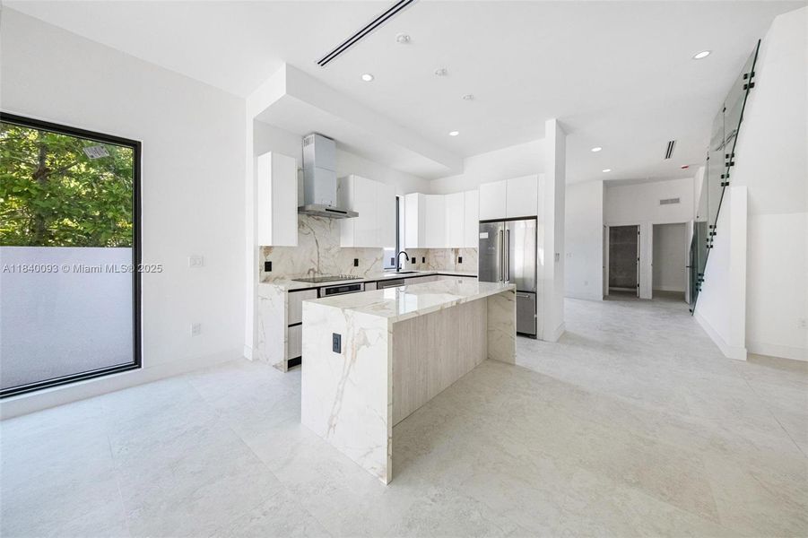 Furnished interior view inside a new home in , Miami (Image 29).