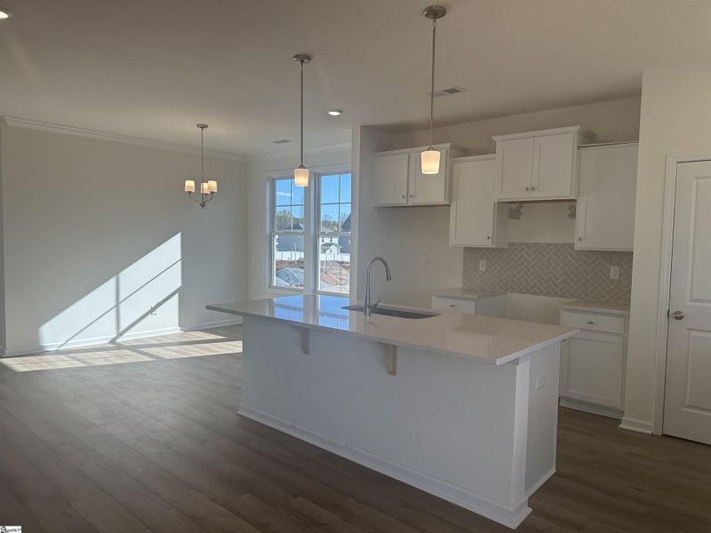Furnished interior view inside a new home in Shiloh Trail, Wellford (Image 10).