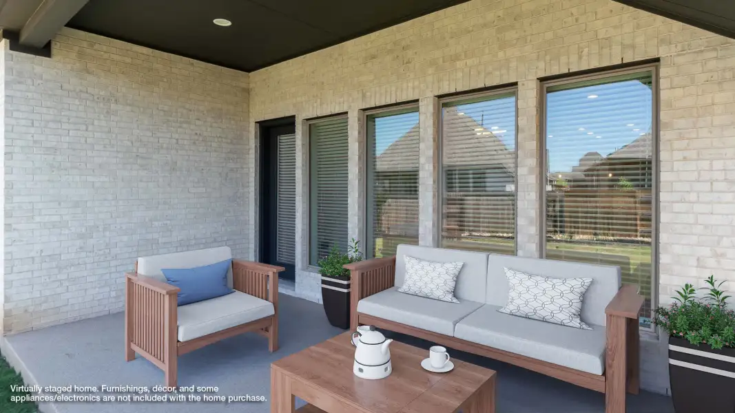 Exterior details and patio area of a home in Escondido, Magnolia (Image 2). Exterior details and patio area of a home in Escondido, Magnolia (Image 2).