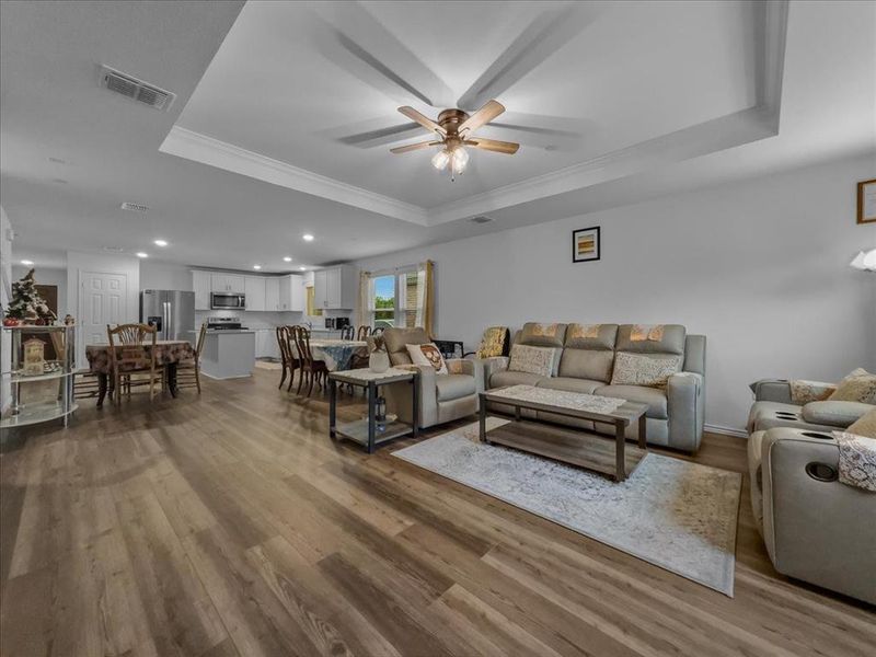 Furnished interior view inside a new home in Townsend Green, Denton (Image 15).