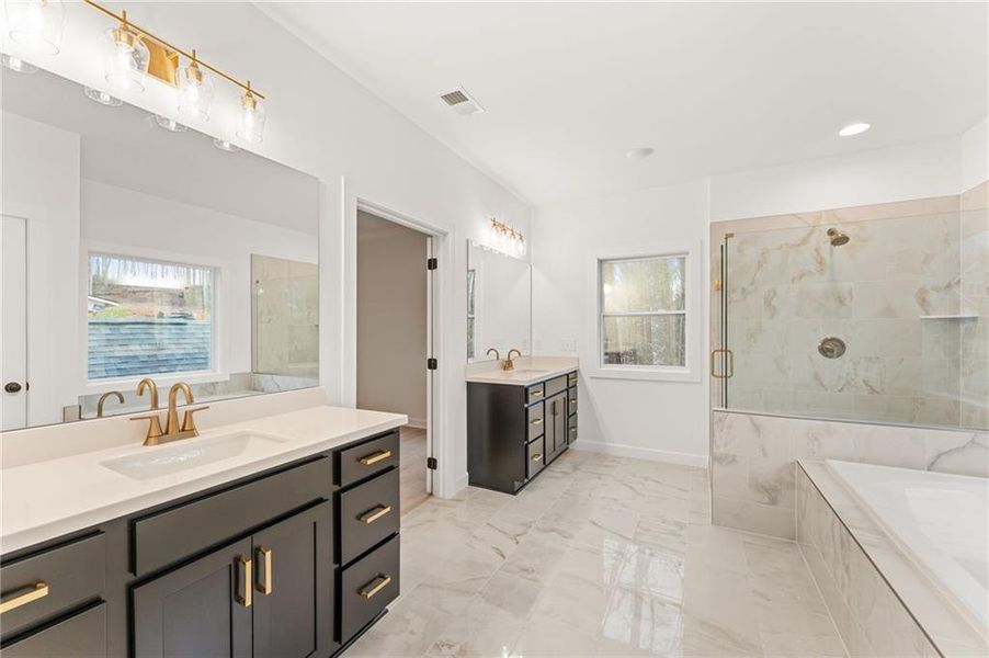 Furnished interior view inside a new home in The Reserve at Knollwood, Canton (Image 11).