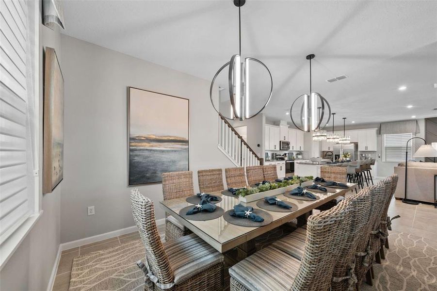 Furnished interior view inside a new home in , Kissimmee (Image 16).