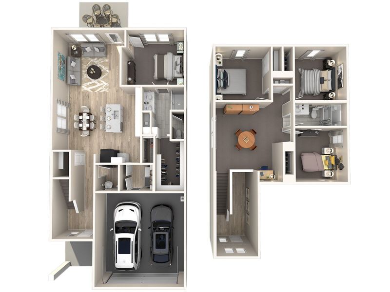 2D floor plan layout for the The Olympic by Meritage Homes in Southridge - Spring Series, McKinney, TX (Image 5).