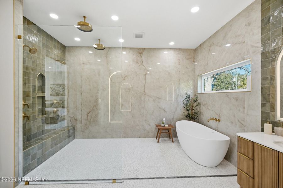 Furnished interior view inside a new home in , Atlantic Beach (Image 48).