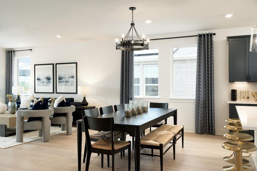 Furnished interior view inside a new home in Freedom at Anthem, Kyle (Image 5).