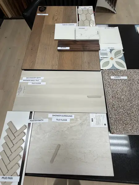 Sample of building materials used in homes in Terra Vista Estates, Springtown (Image 4).