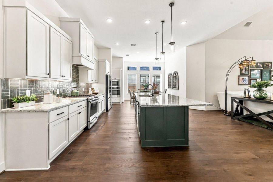 Furnished interior view inside a new home in , Conroe (Image 19).