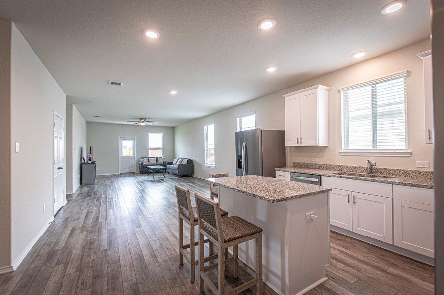 Furnished interior view inside a new home in Sonterra, Jarrell (Image 7). Furnished interior view inside a new home in Sonterra, Jarrell (Image 7).