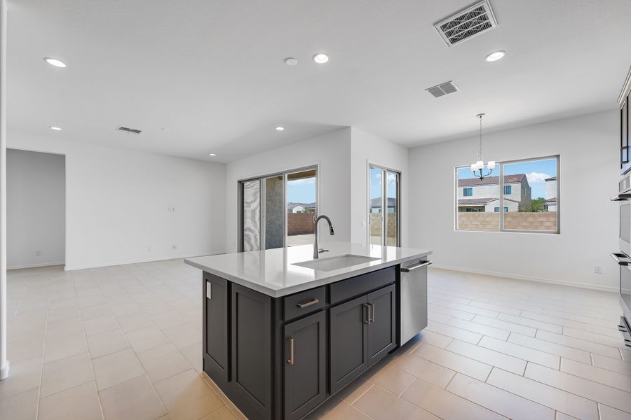 Furnished interior view inside a new home in Combs Ranch, San Tan Valley (Image 8).