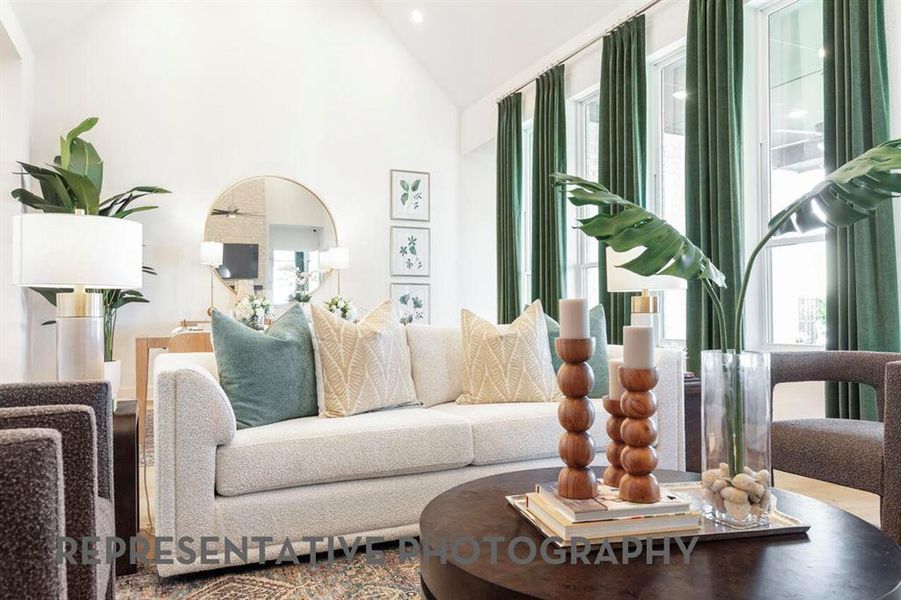 Furnished interior view inside a new home in Meraki, McLendon-Chisholm (Image 27).