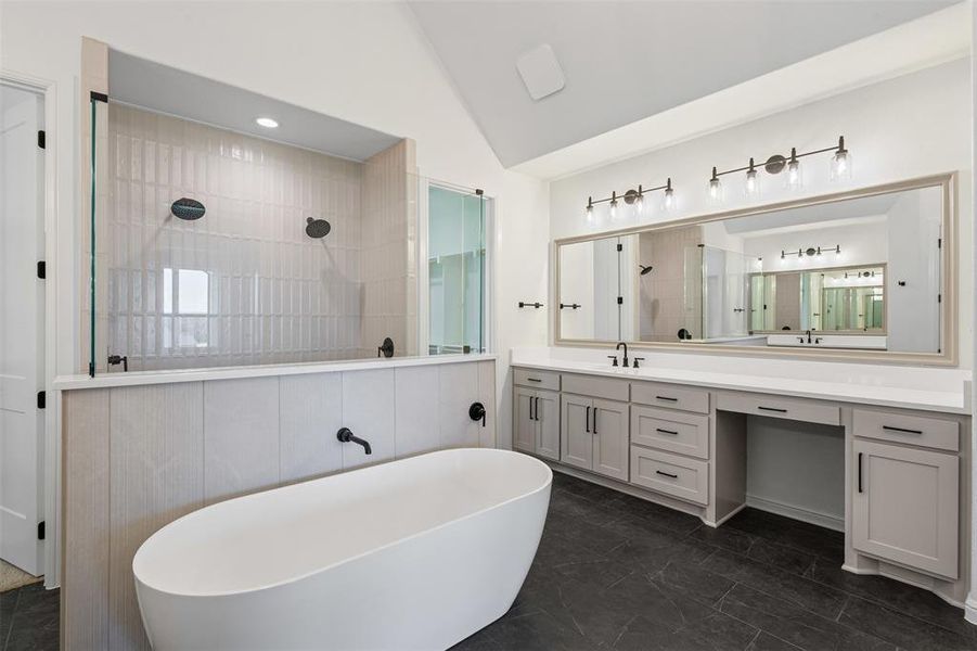 Furnished interior in a model home at Santana Ridge in Weatherford (Image 6). Furnished interior in a model home at Santana Ridge in Weatherford (Image 6).