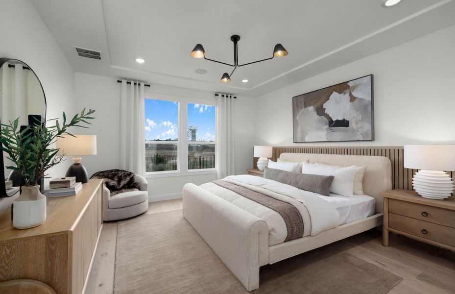 Representative furnished interior of a home built from the Mystique by Del Webb in Del Webb New Braunfels at Veramendi, New Braunfels (Image 17).