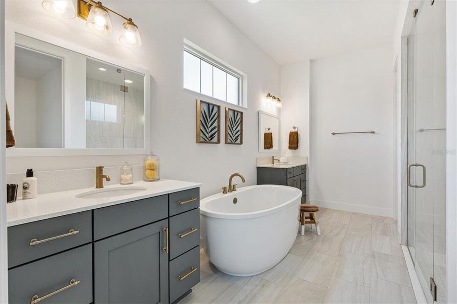 Furnished interior view inside a new home in , Okahumpka (Image 38).