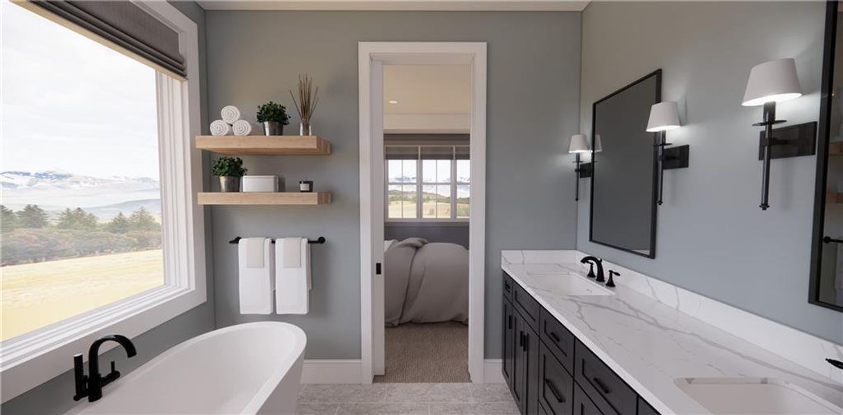 Furnished interior view inside a new home in , Carrollton (Image 8).