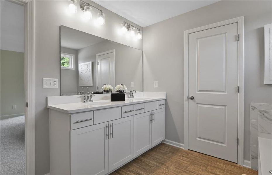 Furnished interior view inside a new home in Oakwood, Cumming (Image 8).