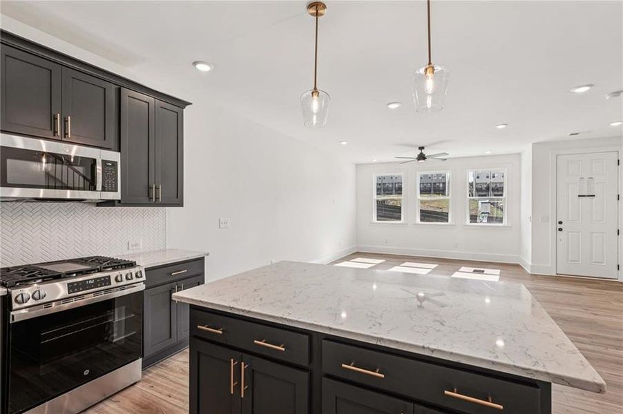 Furnished interior view inside a new home in Park Vue, Atlanta (Image 13).
