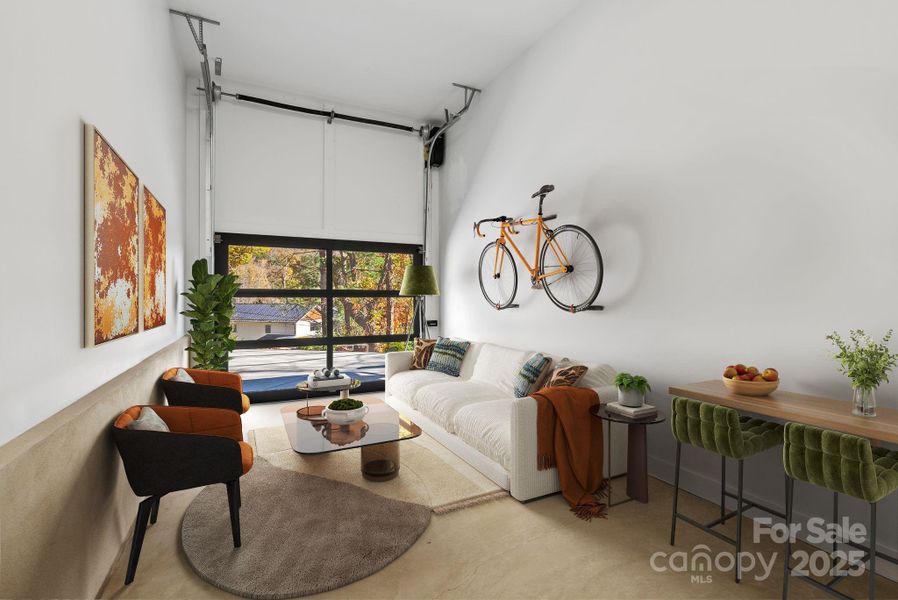 Furnished interior view inside a new home in , Weaverville (Image 17).