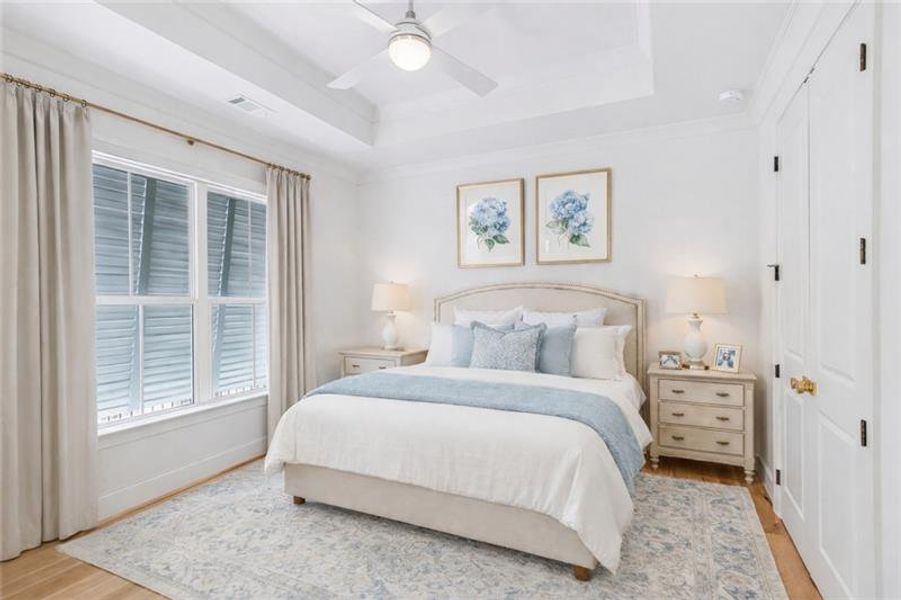 Furnished interior view inside a new home in , Marietta (Image 9).