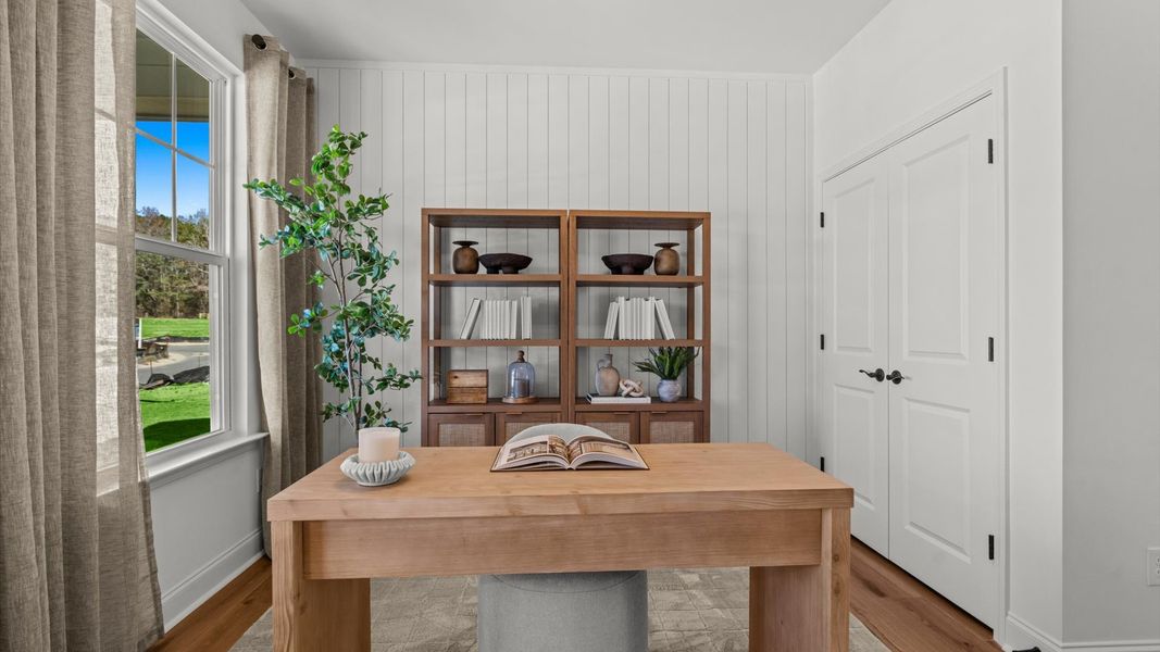 Representative furnished interior of a home built from the Wynwood by DRB Homes in Sidney Creek Single Family, Zebulon (Image 6).