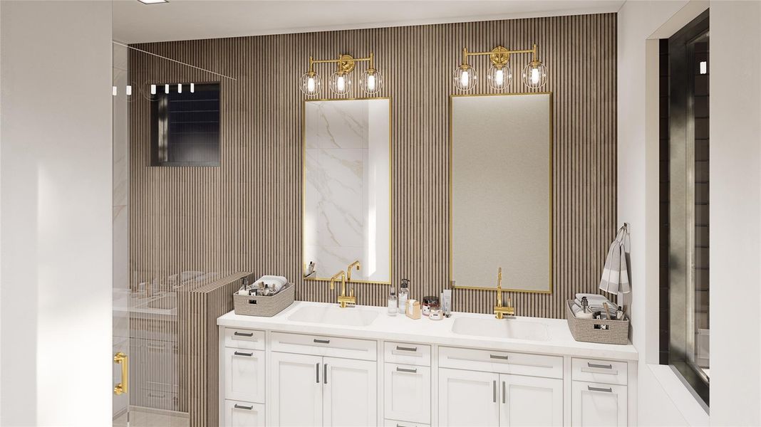 Close-up of interior finishes inside a home in , Austin (Image 2).