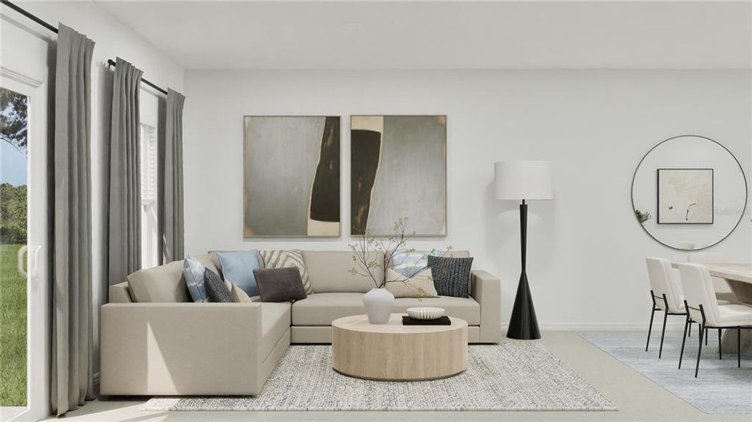 Furnished interior view inside a new home in , Alachua (Image 12).