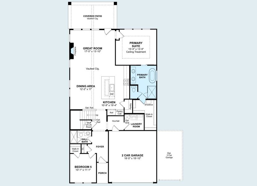 2D floor plan layout of this home in Heritage Ranch, Sherman, TX (Image 22). 2D floor plan layout of this home in Heritage Ranch, Sherman, TX (Image 22).