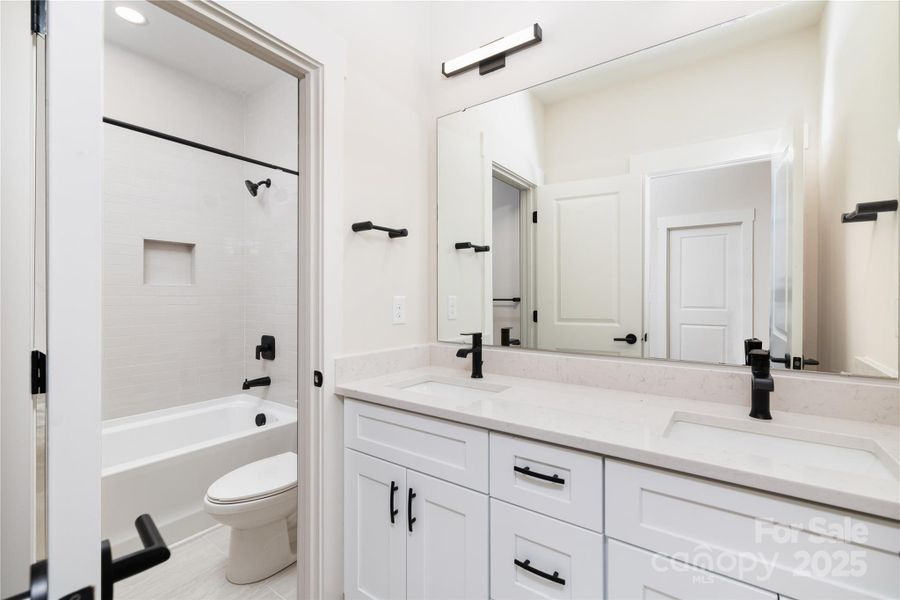 Furnished interior view inside a new home in , Hickory (Image 12).