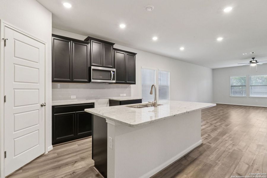 Furnished interior view inside a new home in Remington Ranch, San Antonio (Image 8). Furnished interior view inside a new home in Remington Ranch, San Antonio (Image 8).