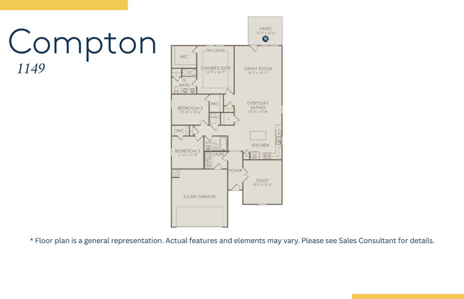 2D floor plan layout of this home in Solserra, Shallotte, NC (Image 5). 2D floor plan layout of this home in Solserra, Shallotte, NC (Image 5).