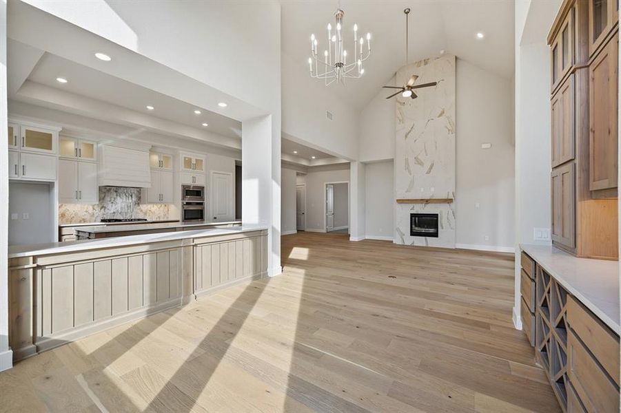 Furnished interior view inside a new home in Sandbrock Ranch, Aubrey (Image 5).