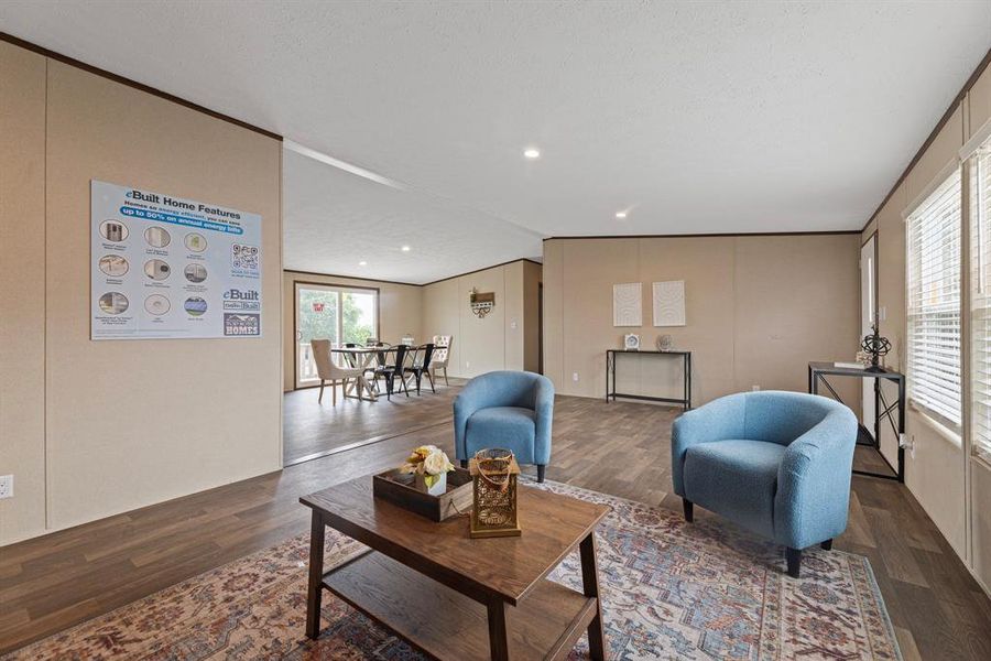 Furnished interior view inside a new home in , Sunset (Image 8).